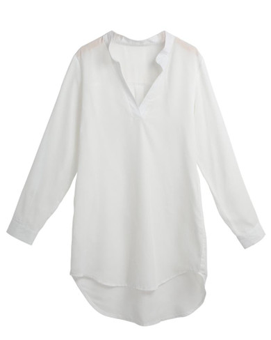 5XL Plus Size Women Chiffon Shirt V Neck Pockets Roll up Long Sleeves Asymmetrical Solid Loose Casual Blouse Tunic Shirt female