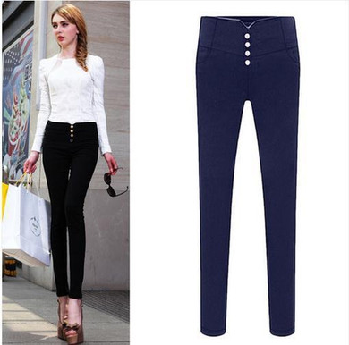 5XL Hot Sale New Fashion Euramerican High Waist Elastic Jeans Thin Skinny Pencil Pants Sexy Slim Hip 2017 Denim Pants For Women