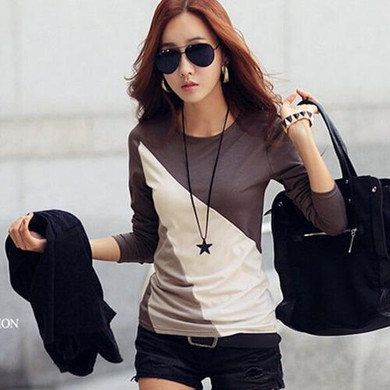 2018 Autumn Fashion Cotton Blouse Women Shirts Blouses Casual O Neck Long Sleeve Cotton Tops