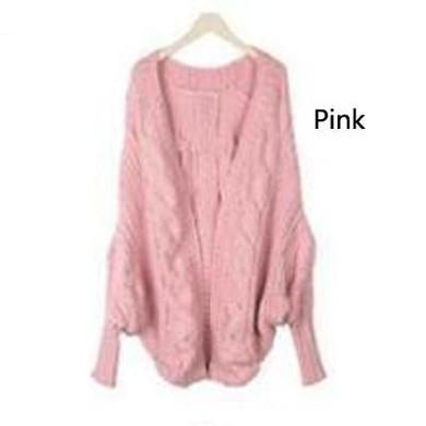 2017 Autumn winter fashion new style sweater women bat sleeve loose stripe knitted cardigan sweater poncho women thick coat