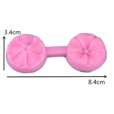 3D Cake Mould Cherry-Shaped Mold Silicone Fondant Flowers Art Tools DIY Cake Decorating Tools A076