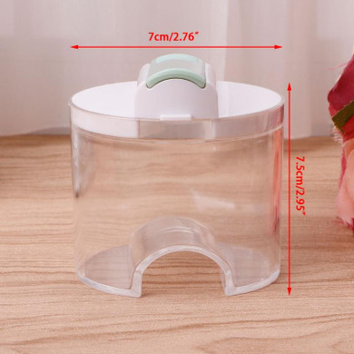 5pcs/Set Transparent Seasoning Cans Kitchen Cylindra Spice Rack Condiment Bottles Pepper Shakers Box Kitchen gadgets