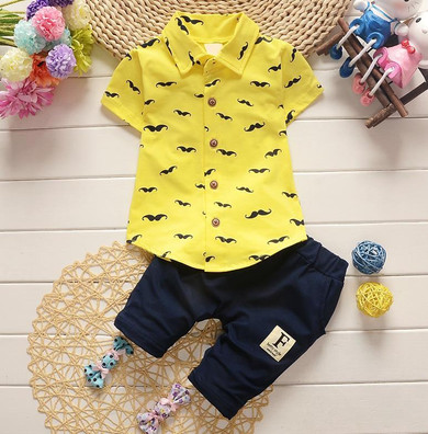 Children clothing baby boy summer clothes sets boutique kid clothing boys casual Short Sleeve T-shirt+Shorts 2pcs Outfit Suit