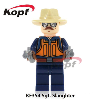 Single Sale Super Heroes Gi Joe Series Power Girl Storm Shadow Firefly Mumm-Ra Bricks Building Blocks Toys for children KF351