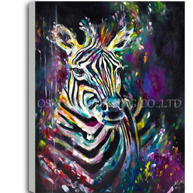 Best Selling Handmade Items Colorful Abstract Paintings Animals Oil Painting Deer Oil Painting Canvas Wall Decor Home Decor Art