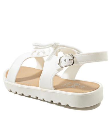 Girls Jelly Sandal - White