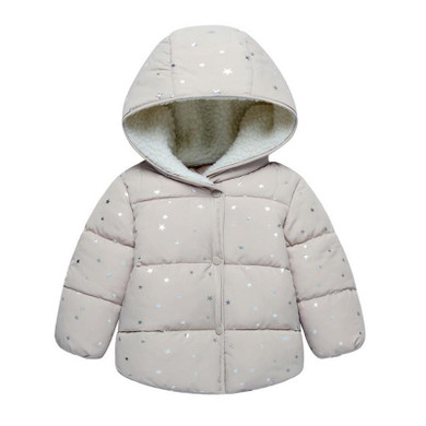 Children's Outerwear Boy and Girl Winter Warm Hooded Coat 2017 Baby Girls Hooded Jackets Spring Autumn Children Clothing 2-5Y