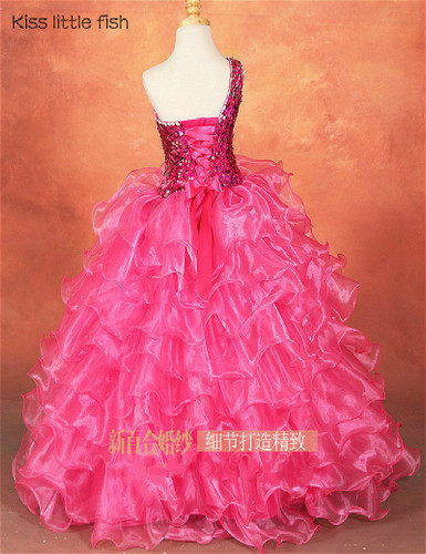 Free shipping High quality  Latest original design  Kids beauty pageant dresses kids prom dresses
