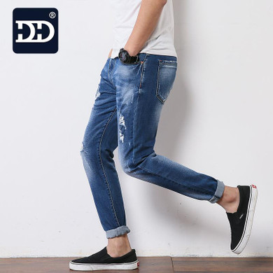 Dingdi Brand  Factory  Men Jeans Health Cotton Straight Long  Jeans Men Vaqueros Hombre Male Long  Jeans Masculina Blue Jeans