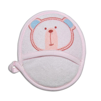 Newborn Baby Bath Towel Brush Kids Shower Foaming Bath Brush Bear Soft 100% Cotton