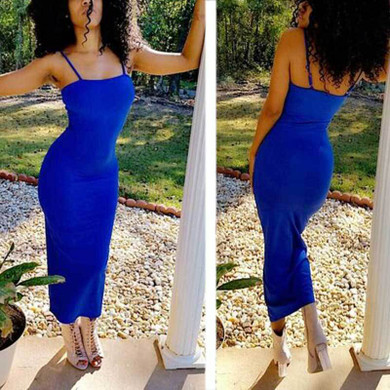 NewAsia Garden Strapyy Double Layered Cotton Bodycon Midi Dress Summer Dress Basic Club Sexy Party Long Slip Dresses Vestidos