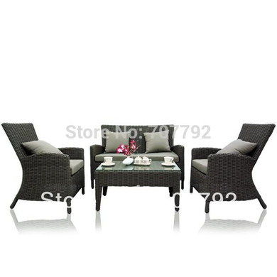 NEW!Leisure patio wicker sofa set