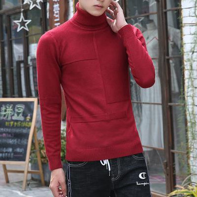 New Year's Hot Sale Brand-clothing Autumn Pullovers Male Fashion Quality Cotton Sweater Men Casual Gray Red Mens Sweaters New Year's Hot Sale Brand-clothing Autumn Pullovers Male Fashion Quality Cotton Sweater Men Casual Gray Red Mens Sweaters