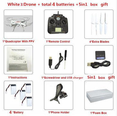 New X5SW-1 Dron FPV Quadcopter With Camera 2.4G RC Drone With Camera 6-Axis Drones With Camera HD RC Helicopter VS MJX JJRC H31