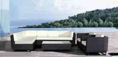 2016 All Weather Outdoor luxury furniture rattan sofa sets