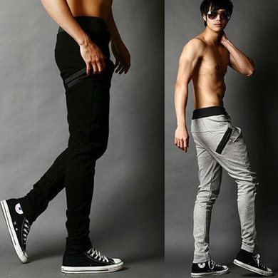 2016  Men Casual Sweatpants Big Pocket Summer Clothing Army Trousers Hip Hop Harem Pants Mens pantalon homme