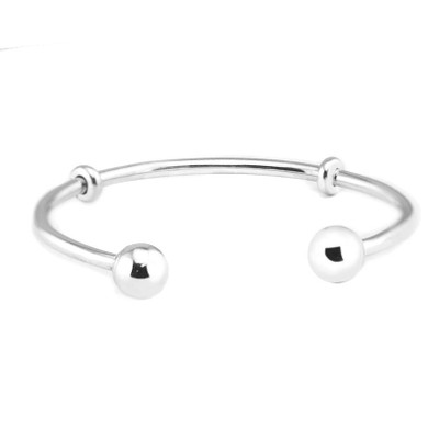 Bracelet Sterling-Silver-Jewelry Sleek Open BangleS & Bracelets for Women Jewelry Pulseira Masculina Feminina Silver 925 DIY Bracelet Sterling-Silver-Jewelry Sleek Open BangleS & Bracelets for Women Jewelry Pulseira Masculina Feminina Silver 925 DIY