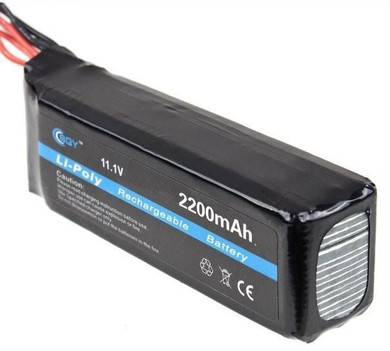 BQY Lipo Battery 2200mAh 11.1V For RC Transmitter JST FUTABA PLUG BEC lipoly+free shipping drop ship