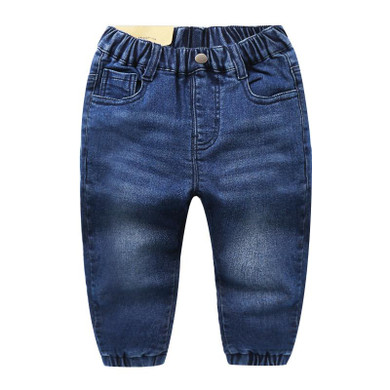 Boys Jeans Pants 2018 Fashion Autumn Winter Children Clothing Children Thick Winter Warm Long Trousers Jeans Casual Trousers