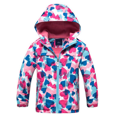Boys Jacket Polar Fleece Spring Children Windbreaker Jackets Coats Kids Outerwear Sport Hoodie Clothes Double-deck Waterproof