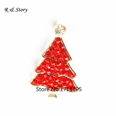 18mm Christmas Tree Popper Jewelry Inlaid Crystal Snap Snap For Bracelets Fashion 2017