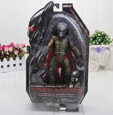 18CM 7 inch Movie Predator PVC Action Figure Classic Predator Collection Toy retail