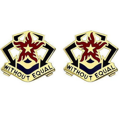 184th Ordnance Battalion Unit Crest (Without Equal)