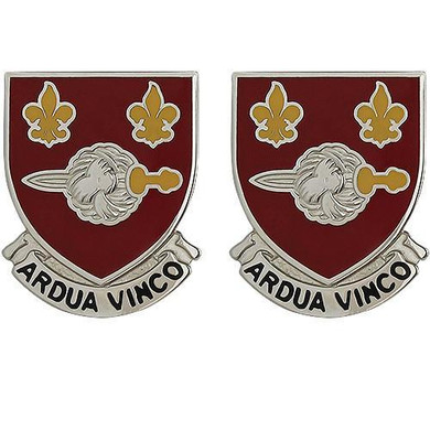176th Engineer Battalion Unit Crest (Ardua Vinco)