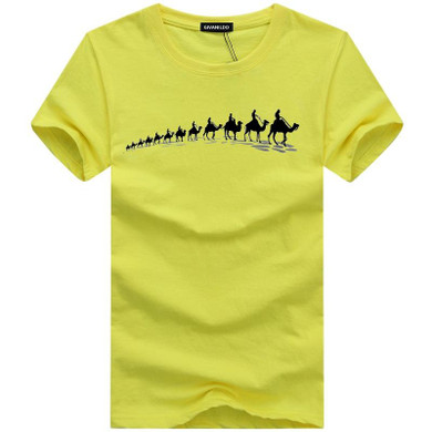 Givanildo Men T-Shirt Plus Size Clothes Camel Brand Printed Short Sleeve Shirts High Quality 5XL T Shirt Casual Cotton BY009