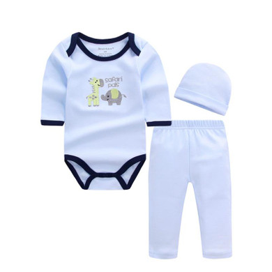2017 Baby Boy Girls Clothes Set Cotton Roupa Infantil Long Sleeve Baby Clothes and Pants Newborn Baby Clothing Sets