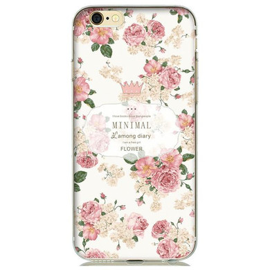 Deluxe Vintage MINIMAL Floral Flower Phone case for fundas iPhone 7 5 5S 6 6s Plus 7 Plus soft silicone cover