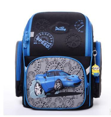 DELUNE Children Cartoon 3D Bear Owl Racing Car Pattern Girls Boys School Bags Waterproof Foldable Orthopedic School Backpacks DELUNE Children Cartoon 3D Bear Owl Racing Car Pattern Girls Boys School Bags Waterproof Foldable Orthopedic School Backpacks