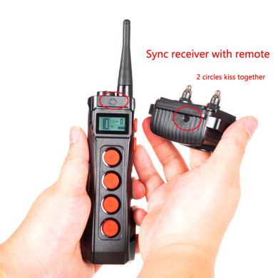 Free shipping Aetertek Dog Shock Collar AT-919C-1 Rechargeable Remote Control Dog Training Collar 1000M Range with LCD Display