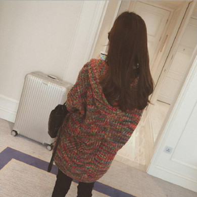 2018 Autumn Winter Knitted Cardigans Coat Plus Size Women Long Sleeve Batwing Poncho Sweater Crochet Cardigan With Hat 2018 Autumn Winter Knitted Cardigans Coat Plus Size Women Long Sleeve Batwing Poncho Sweater Crochet Cardigan With Hat