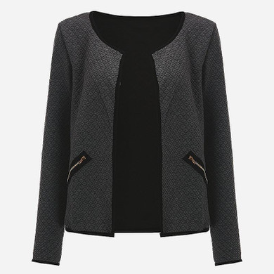 2018 Female Outwear Black White Plus Size Spring Autumn Plaid Women Thin Coats Short Jackets Casual Slim Blazers Suit Cardigans