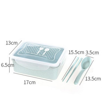 Children Cute Lunch Boxs Bento Box Microwavable LunchBox Set Office School Bento Box