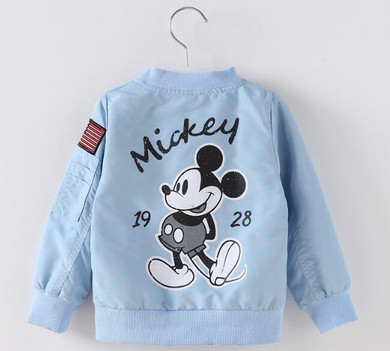 autumn winter Baby Clothes cartoon Girls Boys Jackets Kids Coat Infant kids jacket Outwear Baseball Windproof children clothes