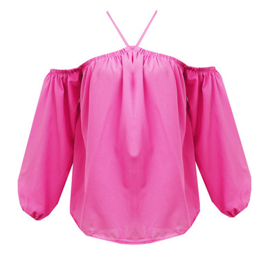 autumn spring Summer Style Halter Neck Bowknot Shirts Elegant Women Blusas Sexy Off Shoulder Blouses Casual Slim Chiffon Tops