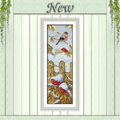 Autumn scenery bird house home decor painting counted print on canvas DMC 11CT 14CT Cross Stitch kits embroidery needlework Sets