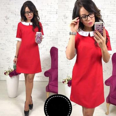 2018 Fashion Summer Women Straight Turn-Down Collar Work shirt dress Vestidos Short Sleeve Casual club Party wine red Mini dress 2018 Fashion Summer Women Straight Turn-Down Collar Work shirt dress Vestidos Short Sleeve Casual club Party wine red Mini dress