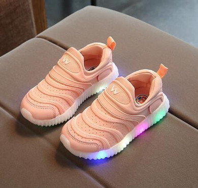 2018 European Spring/Autumn LED lighted soft kids shoes cool casual children casual shoes fashion baby girls boys shoes