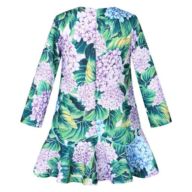 W.L.MONSOON Girls Dress Long Sleeve 2017 Brand Christmas Dress Princess Costume for Kids Clothes Flower Children Winter Dresses