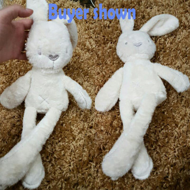 2017 cute rabbit baby soft plush toys for children bunny sleeping mate stuffed &amp;plush animal baby toys for infants