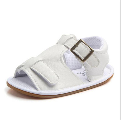 2017 Cool Summer PU Baby First Walkers Shoes Hard Sole Infants Boys Crib Shoes
