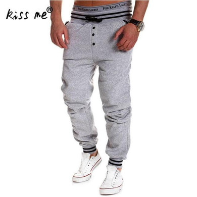 2017 Cotton Casual Mens Pants Elastic Waist Sweatpants Tracksuit Bottoms Pants Trousers Loose  casual  mens joggers Pants 2017 Cotton Casual Mens Pants Elastic Waist Sweatpants Tracksuit Bottoms Pants Trousers Loose  casual  mens joggers Pants