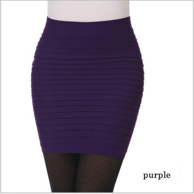 2018 Woman OL Mini Short Skirt Women Pleated Skirt High Waist Candy Colorful Elastic Pleated Skirt Female Sexy Slim mini skirt