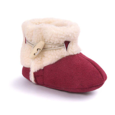 2018 Winter PU leather baby boy snow boots for girl Newborn warm shoes infant toddler soft sole First Walkers booties brand