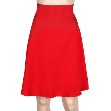 2018 Vintage Women Stretch High Waist Skater Flared Pleated Swing Long Skirts Solid Casual Jupe Vintage Skirt Work Wear Skirts