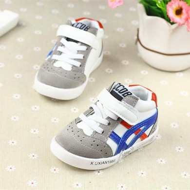 2018 Spring autumn leather child sneakers shoes baby girls boys sports shoes baby toddler boots shoes comfy kids boots shoes
