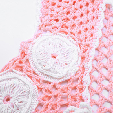 2018 Spring Autumn Girls Baby Knitted Tops Coats Cute Handmade Hollowed-Out Jacquard Vest Waistcoat Clothes